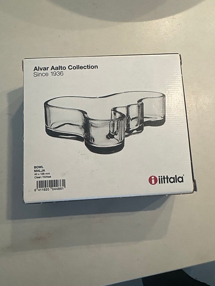 Iittala Alvar Aalto Collection maljakko kirkas