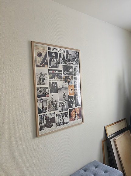 Alfred Hitchcock kollaasijuliste kehyksin