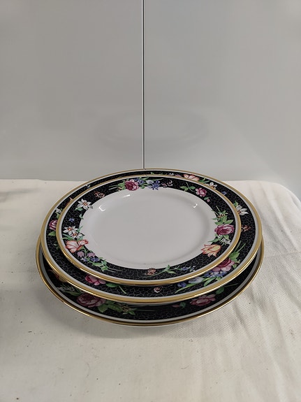 Christineholm Porcelaine lautaset 3kpl