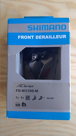 Shimano Alivio M3100 3x9-v etuvaihtaja