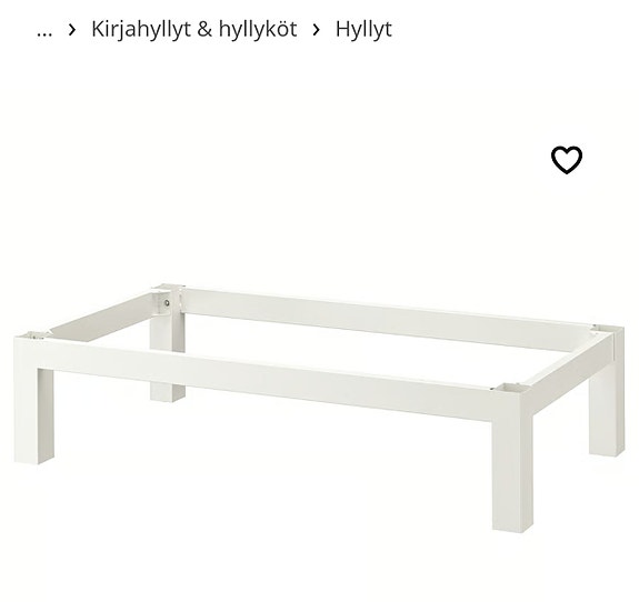 Kallax 2x2 jalat/jalusta