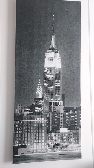 EMPIRE STATE BUILDING CANVAS-TAULU