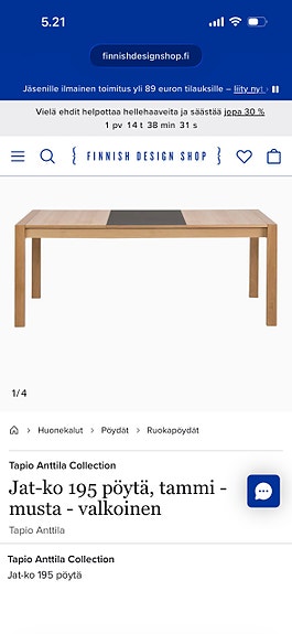 Ostetaan Tapio Anttila Jat-ko 196 pöytä