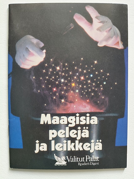 Maagisia pelejä ja leikkejä -kirja (Reader’s Digest, 1994)