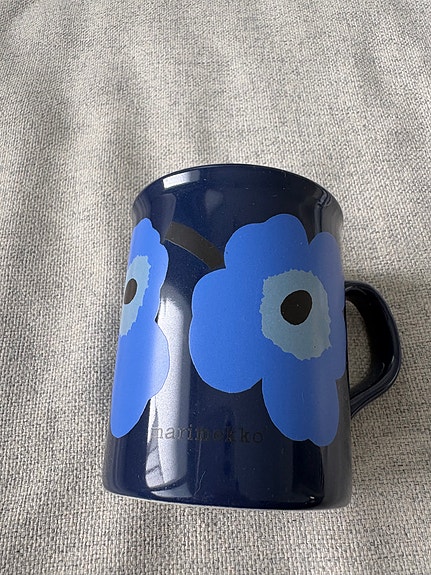 Arabia / Marimekko Unikko-muki (Vintage, Made in Finland) – Harvinainen sininen
