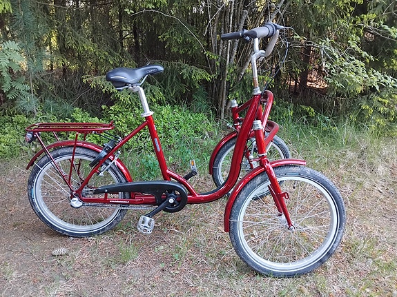 Helkama KOLMIKKO, metallic punainen