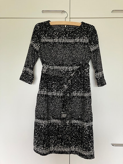 Marimekon mustavalkoinen mekko koko 34/36