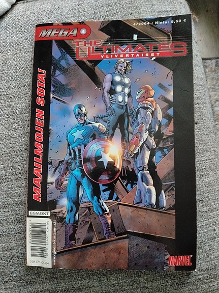 Marvel The Ultimates sarjakuvalehti Mega 4/2004 Ylivertaiset