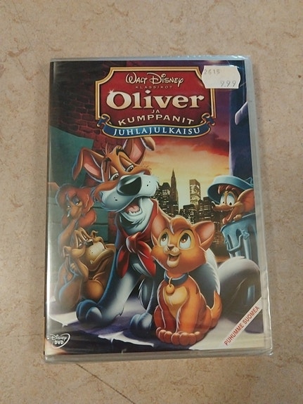 Disney Oliver ja kumppanit DVD juhlapainos
