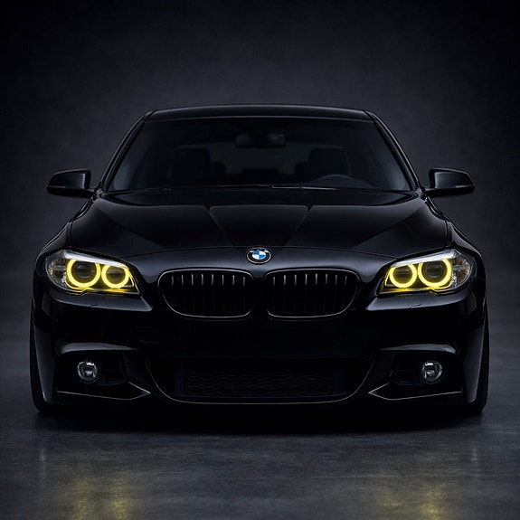 BMW F10/F11 Pre LCI keltaiset drl angel eyes polttimot