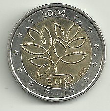 Suomi 2 euron kolikko 2004 "Risuraha"