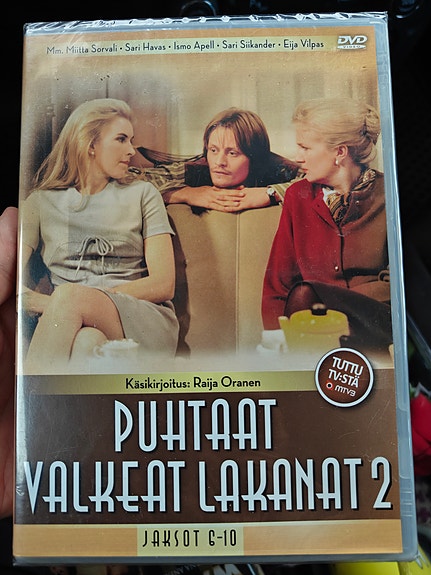 DVD puhtaat valkeat lakanat