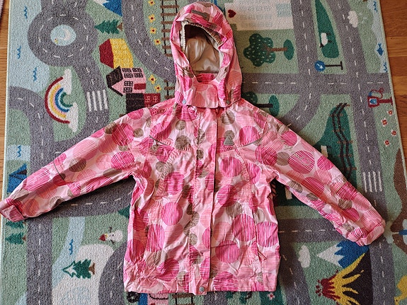Icepeak lasten takki koko 110 pinkki/kirjava tytöille