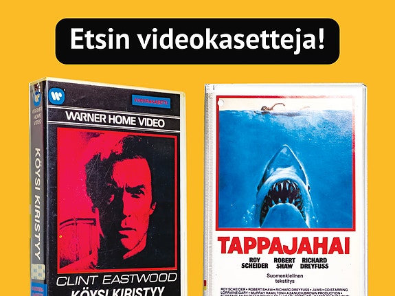 VHS / Betamax / Video 2000 videokasetteja yms.