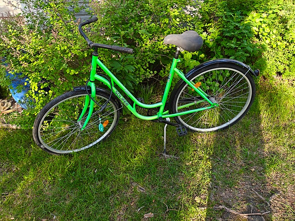 Vihreä Solifer polkupyörä