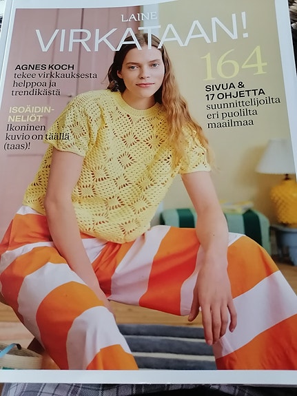 Käsityölehti virkatut ja neulotut naisten paidat ja topit