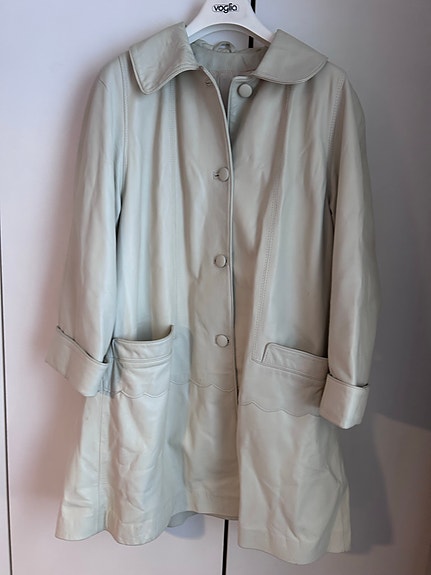 Vintage nahkatakki koko L