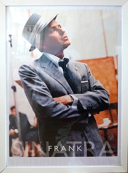 Frank Sinatra -juliste - kehystetty