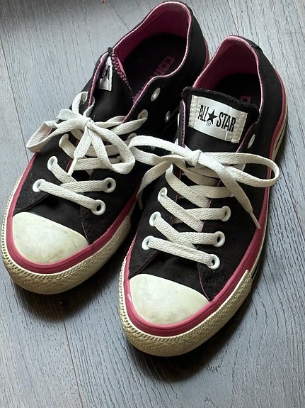 Converse All Star tennarit koko 37,5 musta–pinkki