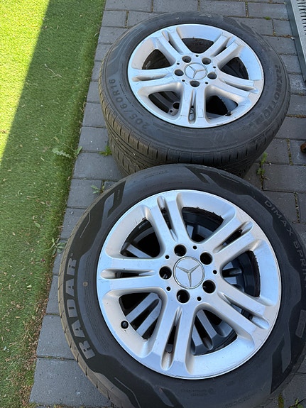Mercedes alumiinivanteet ja renkaat