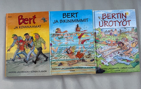 Bert-kirjasarja 3 kpl – Anders Jacobsson & Sören Olsson
