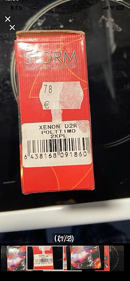Volvo Xenon D2R polttimot 2 kpl