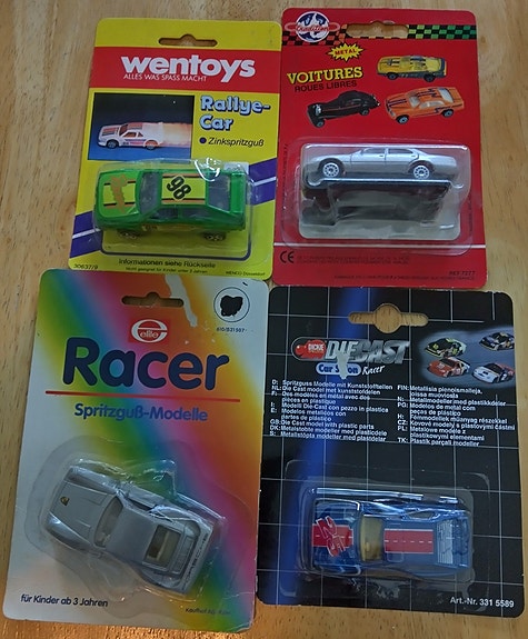 Audi Quattro Lexus LS400 Porsche 959 Dickie Wentoys Voitures Elite Racer 4 kpl