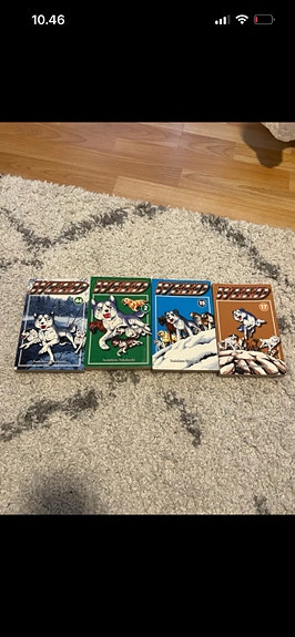 Hopeanuoli manga-sarjakuvat 4 kpl