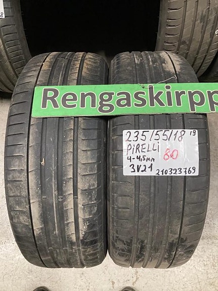 235/55R18 Pirelli kesärenkaat
