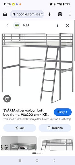 Svärta parvisänky