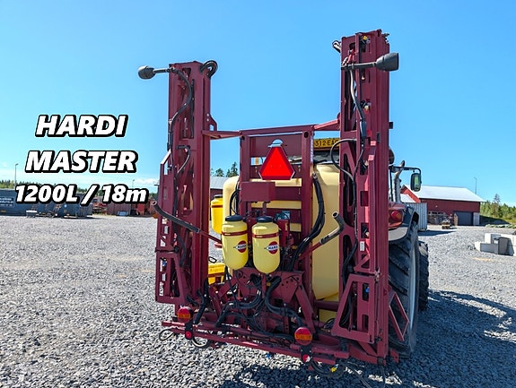 Hardi Master 1200L, työleveys 18m, VHZ puomisto, katsastettu 22.5.2026, video!