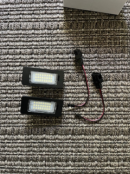 led rekisterikilven valot
