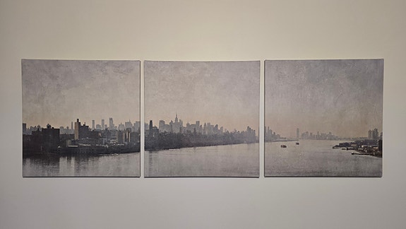 3-osainen New York -canvastaulu