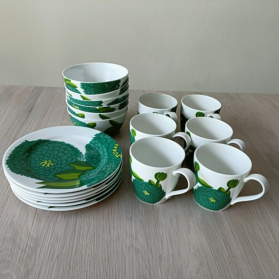 Marimekko  / Iittala Primavera - astiasto vihreä