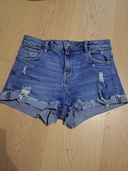 zara farkkushortsit 34