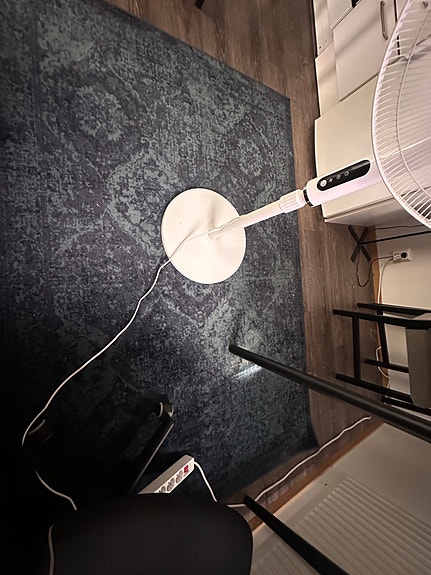 IKEA sinisävyinen kuviollinen matto