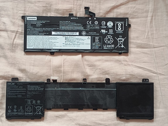 ASUS C42N1728 & Lenovo L18C6PD1 kannettavan tietokoneen akut