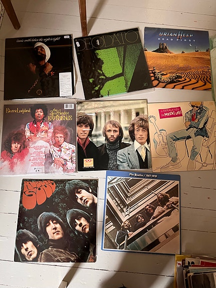 Vinyyli levyt /  LP-levyjen kokoelma