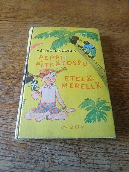 Astrid Lindgren Peppi Pitkätossu Etelämerellä kirja vuodelta 1954