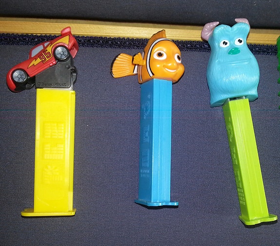 3 kpl Pixar PEZ annostelijoita