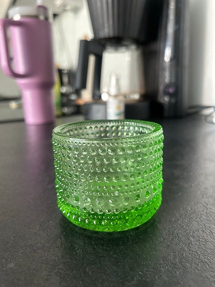 Iittala Kastehelmi tuikkukippo vihreä