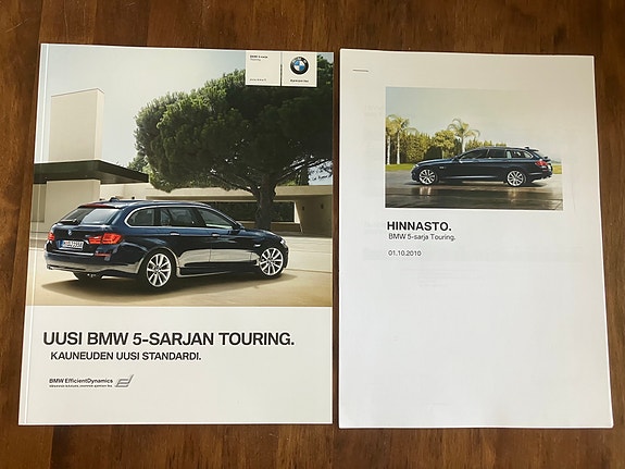 BMW 5-sarjan Touring esite ja hinnasto