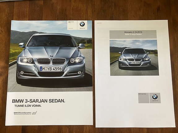 BMW 3-sarjan Sedan esite, hinnasto ja varusteluettelo suomeksi