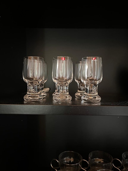 Iittala, Wirkkalan Joiku- snapsilasit 6kpl.