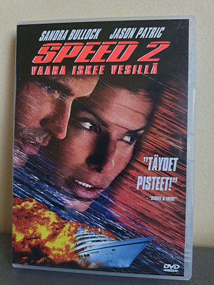 Speed 2 – Vaara iskee vesillä DVD-elokuva
