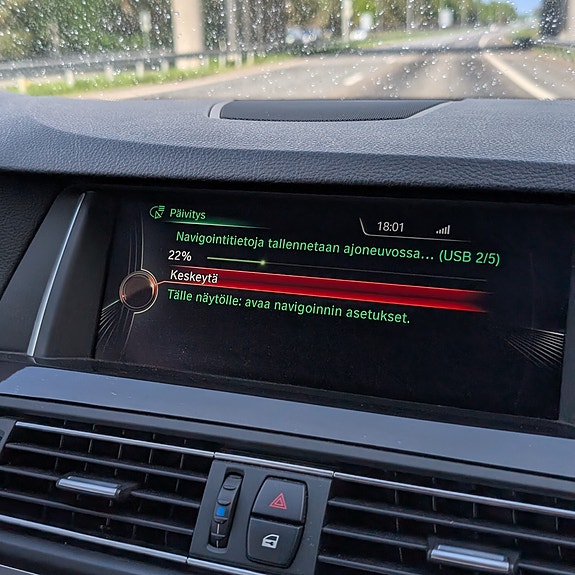 BMW NBT Navigaattorin karttapäivitys
