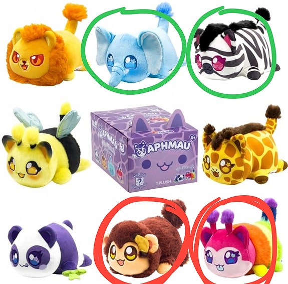 Ostetaan/Vaihdetaan Aphmau meemeows pehmoja