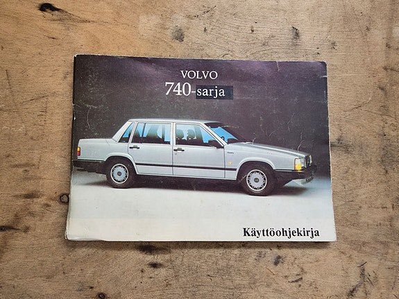 Volvo 740 Käyttöohjekirja