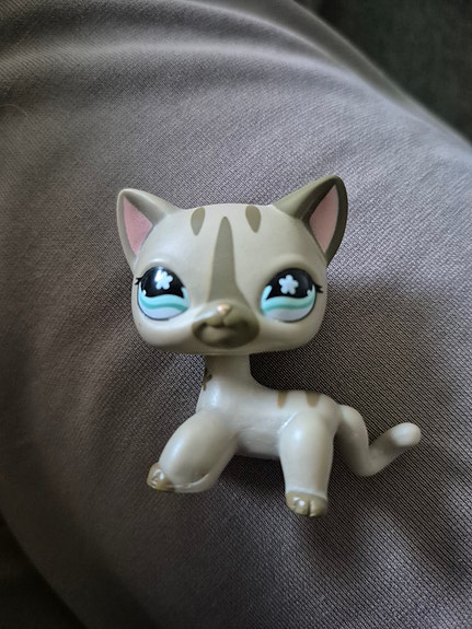 LPS Seisova kissa #468 (Sininen magneetti)