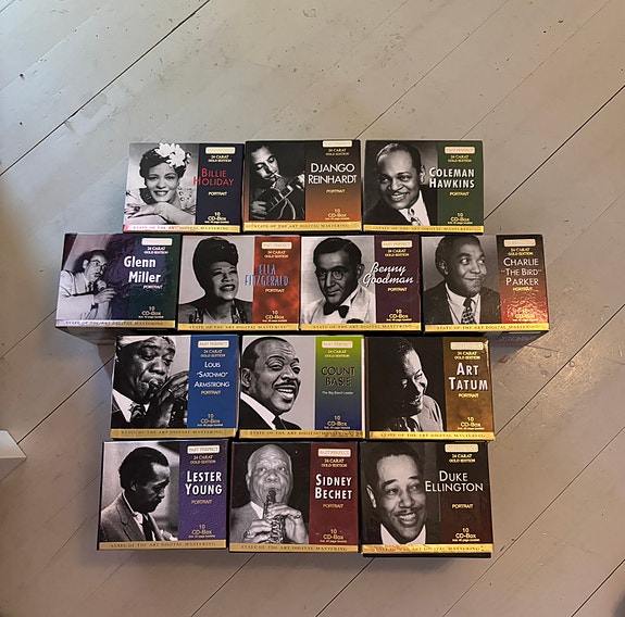 24 Carat Gold Edition Portrait -jazz-CD-box-kokoelma cd-levyt